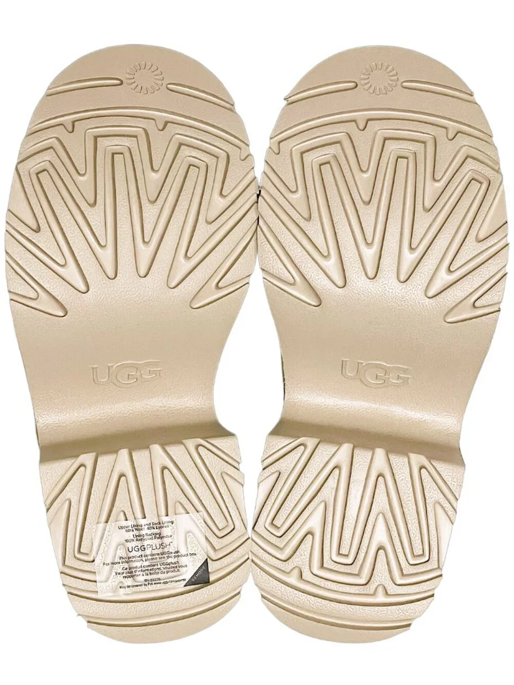 UGG Classic Ultra Mini New Heights Platform Boots Cream Sz 9